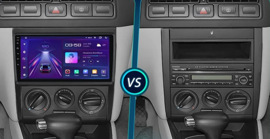 Carplay Golf 4 avant/après